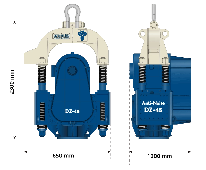 DZ-45電動振動打樁錘